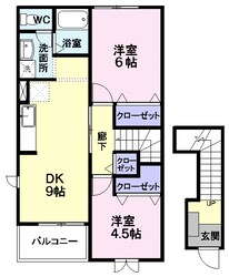 アンジュ　グラースの物件間取画像